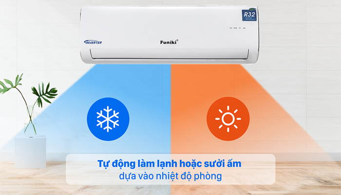 Dieu Hoa 2 Chieu Funiki Inverter 2 Điều hòa 2 chiều Funiki inverter