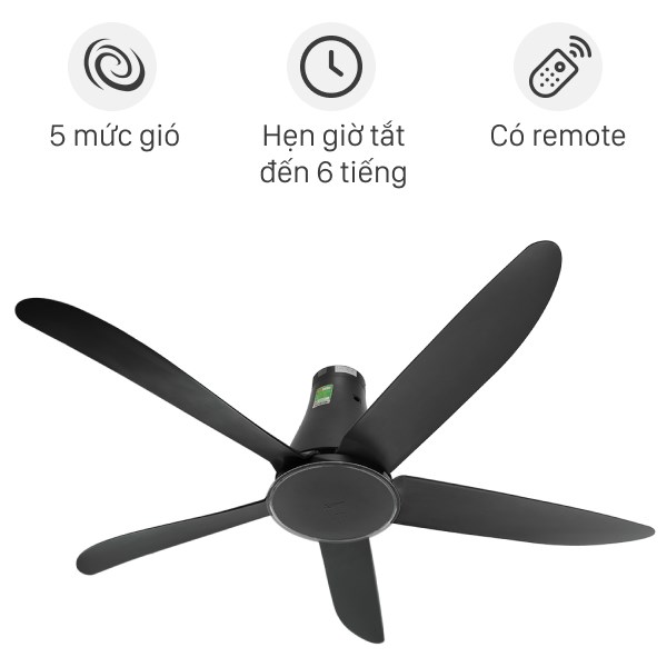 Quạt Trần Mitsubishi Electric 5 Cánh C56 RA5 CY GY 65W Quạt trần Mitsubishi Electric 5 cánh C56-RA5 CY-GY 65W
