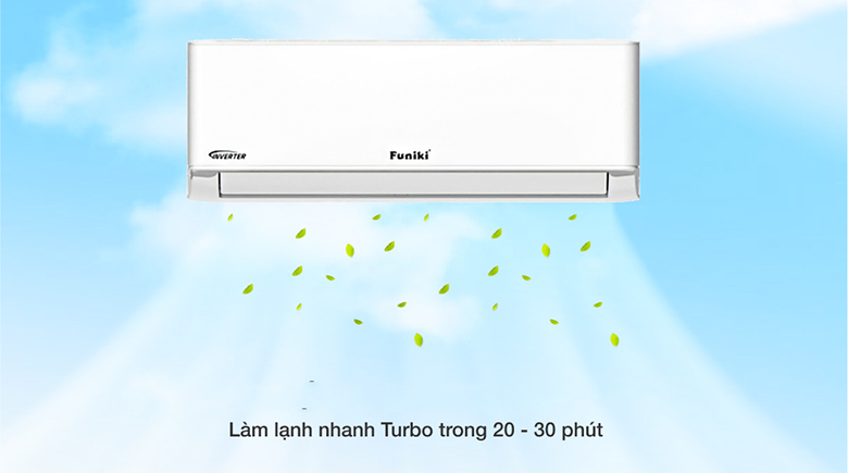 Chế độ Turbo - Điều hoà Funiki 1 chiều Inverter 18000 BTU HIC18TMU