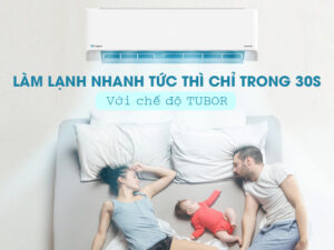 Điều hòa Casper chế độ Tubor làm lạnh nhanh chóng