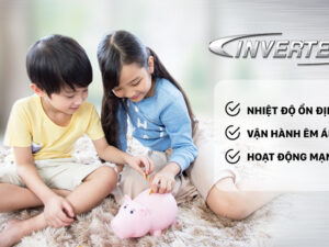 Điều hòa Daikin inverter tiết kiệm điện, vận hành êm ái