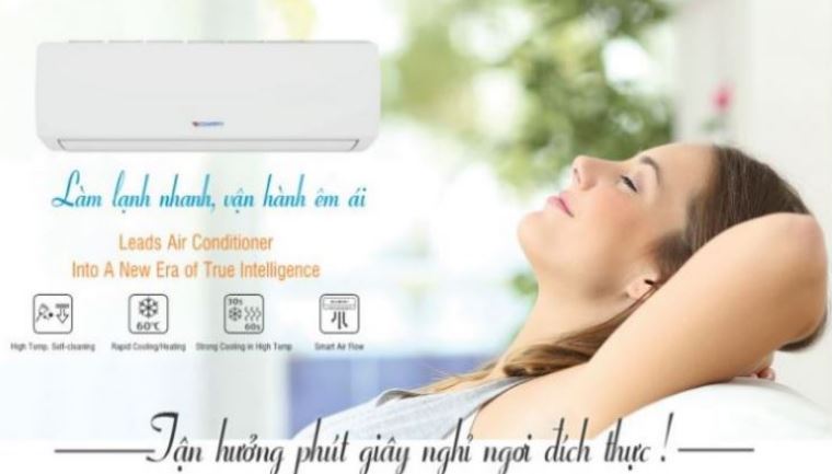 Khả năng làm lạnh cực nhanh mà vẫn êm ái của điều hoà Dairry chính hãng