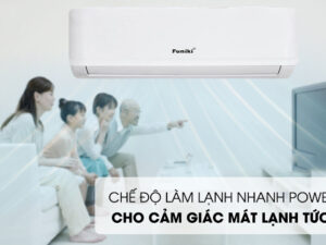 Tốc độ làm lạnh cực nhanh với Powerful của máy lạnh Funiki HSH10TMU