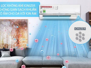 Điều hòa LG công nghệ lọc khí ionizer
