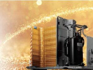 8. Máy lạnh LG chính hãng có dàn tản có lớp phủ chống ăn mòn Gold Fin bền bỉ