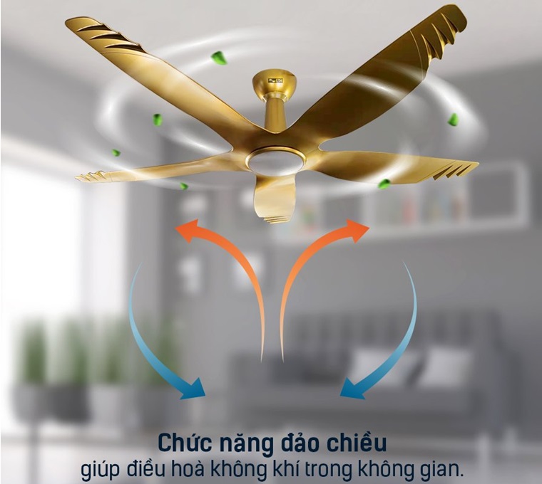 Chức năng đảo chiều giúp điều hoà không khí trong không gian