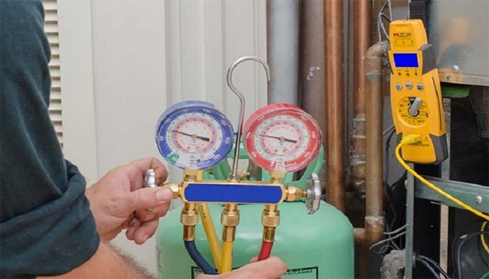 Tiến hành nạp gas cho máy điều hòa