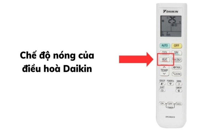 Chế độ mát của điều hoà Daikin – COOL