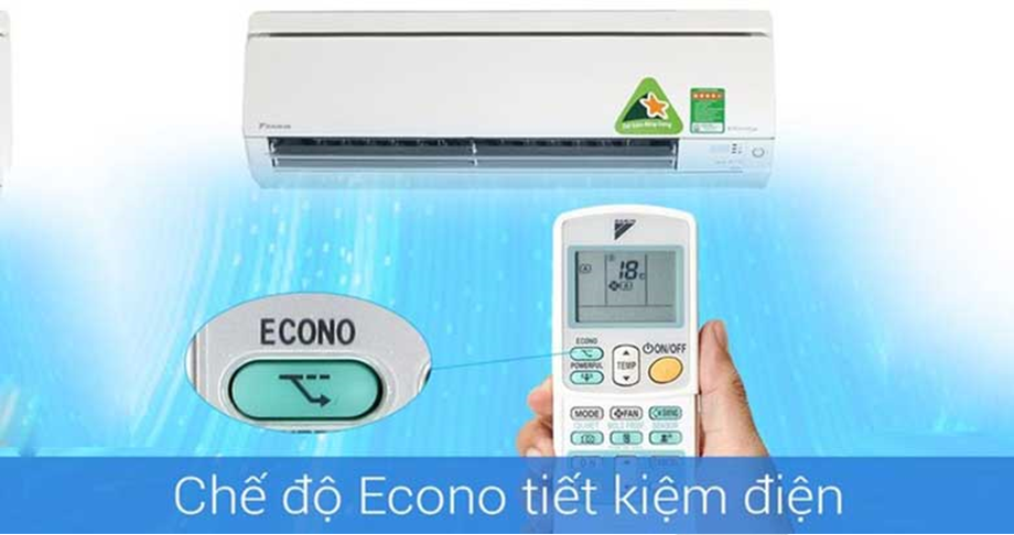 Chế độ tiết kiệm điện Econo của điều hoà Daikin