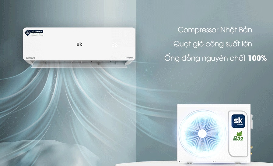 điều hoà sk làm lạnh nhanh chóng