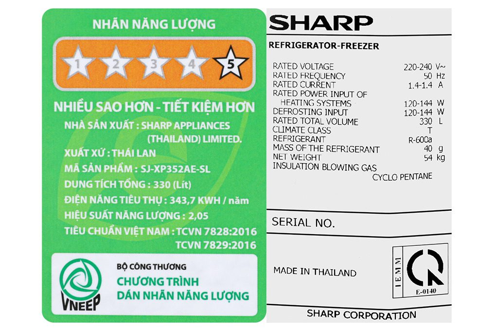 Sj Xp352ae Sl 5 Sj Xp352ae Sl 5