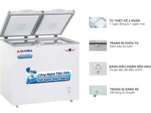 Tủ đông Alaska BCD-4567N - hình số 2