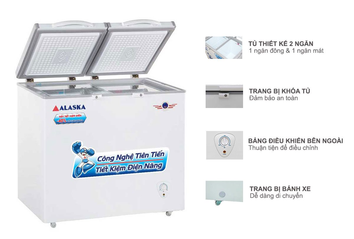 - Tủ đông Alaska BCD-4567N - hình số 2