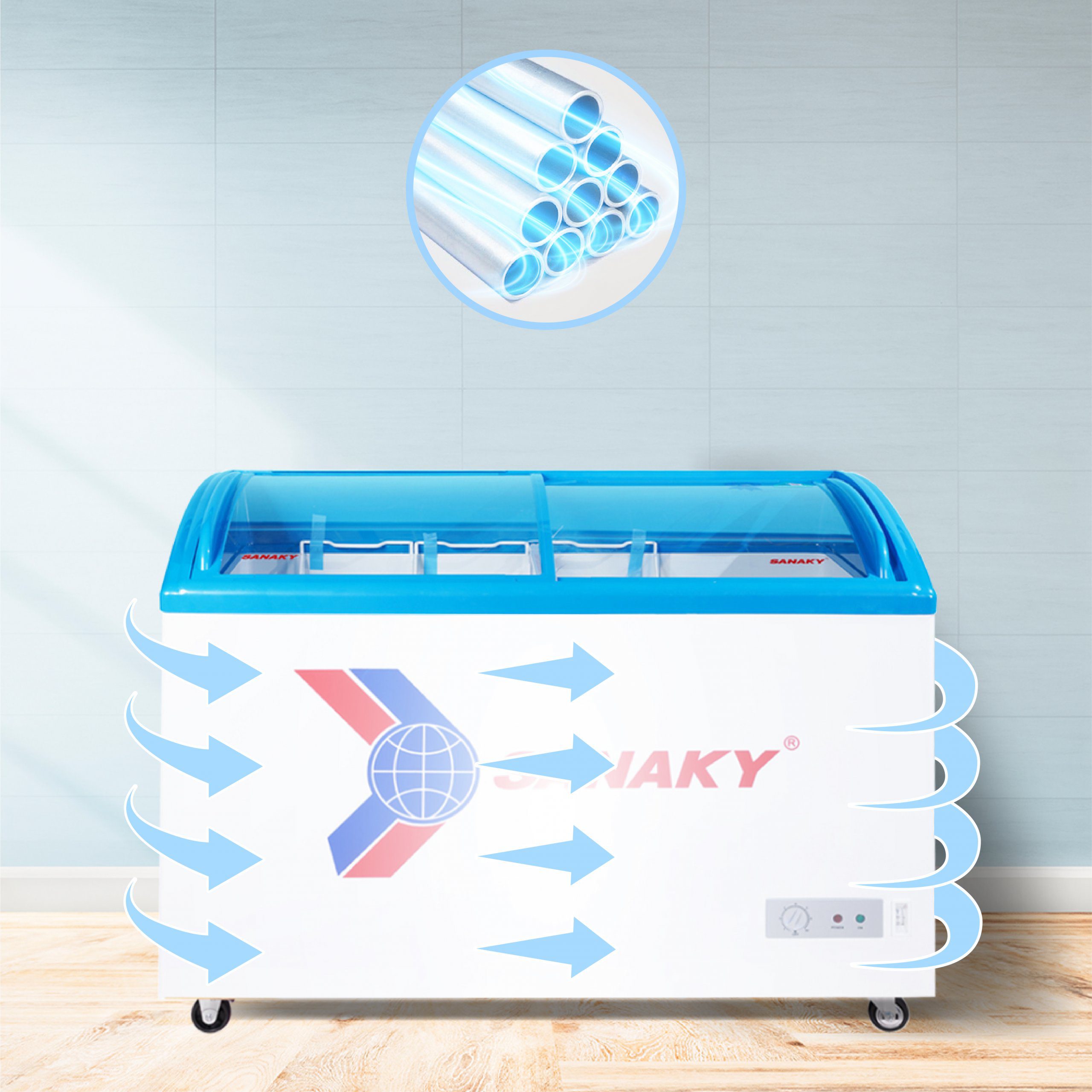 - Tủ đông Sanaky VH-282K - hình số 5