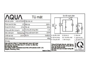 Tủ mát Aqua AQS-AF340N - hình số 7