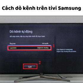 Dò kênh trên tivi Samsung không cần Ăng-ten | Smart + thường