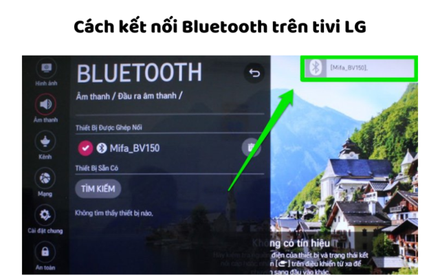 Cách Kết Nối Bluetooth Trên Tivi LG