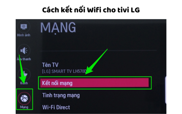 Cách Kết Nối Wifi Cho Tivi LG
