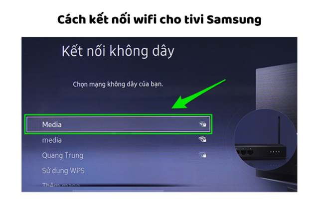 Cách Kết Nối Wifi Cho Tivi Samsung