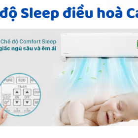 Chế độ ngủ SLEEP của điều hòa Casper: Lợi ích, cách bật/tắt