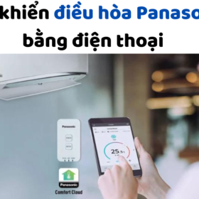 Điều khiển điều hòa Panasonic bằng điện thoại với App | Iphone