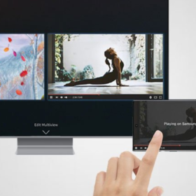 Dùng tính năng Multi View để chia đôi màn hình tivi Samsung