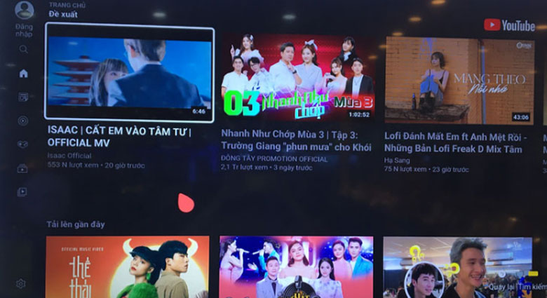 Cách tìm kiếm sau khi kết nối giọng nói tivi LG: Hoàn thành