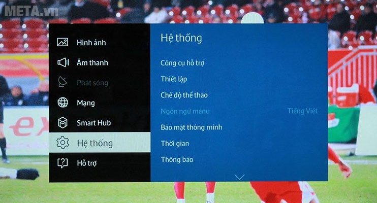 Chọn Hệ thống 