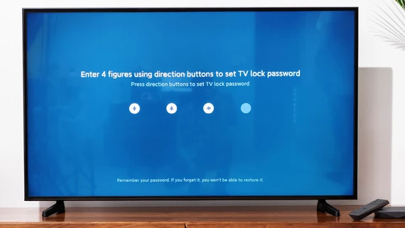 cài đặt mật khẩu cho tivi xiaomi 