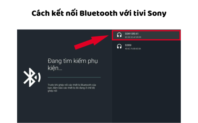 Cách Kết Nối Bluetooth Với Tivi Sony