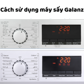 Cách sử dụng máy sấy Galanz: Mở cửa, chọn chế độ,…