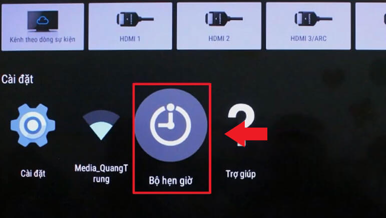 Cách hẹn giờ bật tivi Sony Cách hẹn giờ bật tivi Sony