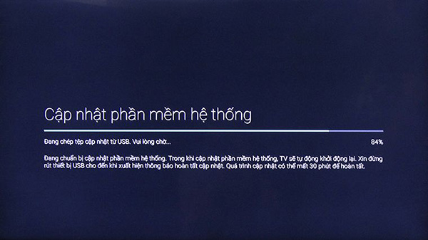 Hướng dẫn cập nhật phần mềm hệ thống cho smart tivi Sony
