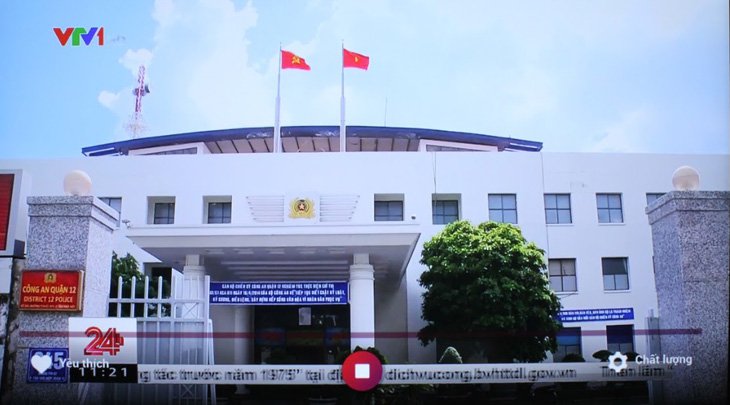Ứng dụng đang phát truyền hình theo kênh mà bạn chọn trên tivi.