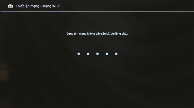 Cách kết nối wifi cho tivi Sony 10