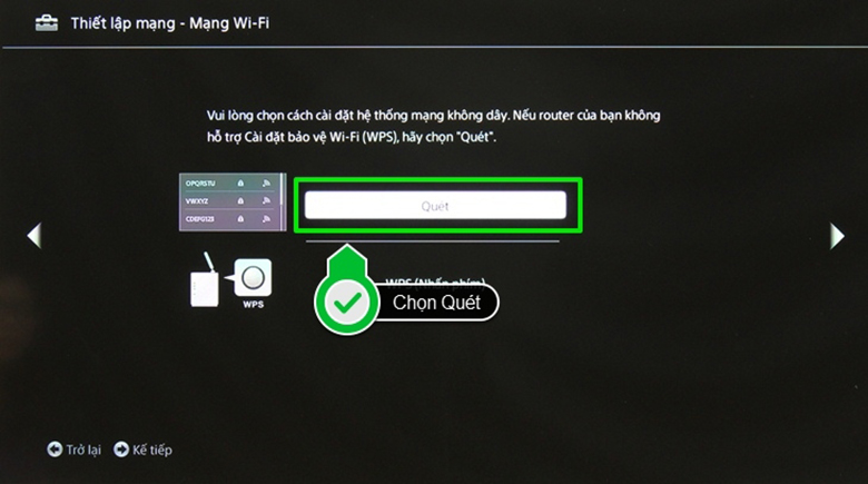 Cách kết nối wifi cho tivi Sony 9