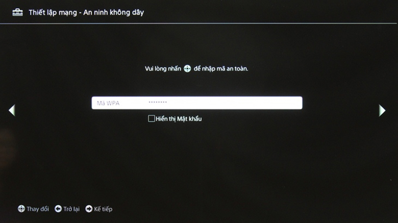 Cách kết nối wifi cho tivi Sony 14