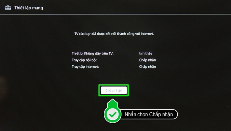 Cách kết nối wifi cho tivi Sony 16