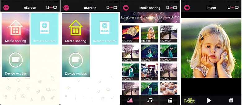  kết nối iPhone với tivi TCL - media sharing