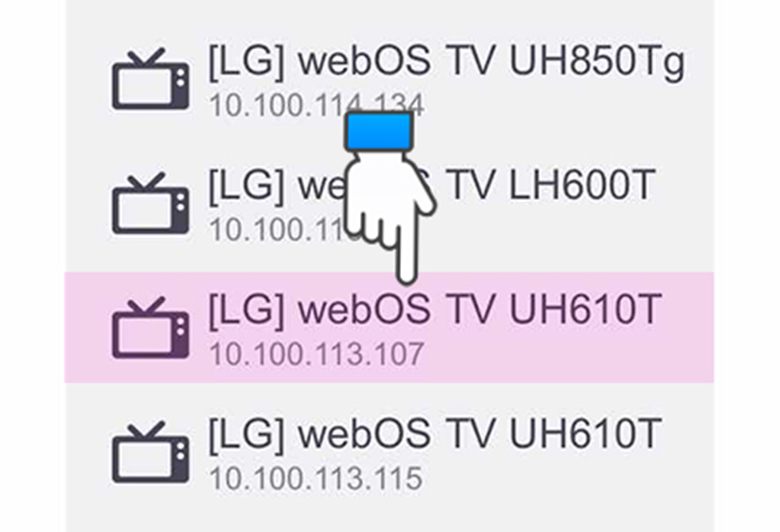 kết nối iphone với tivi LG bằng ứng dụng LG TV Plus bước 4