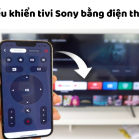 App điều khiển tivi Sony bằng điện thoại [Iphone, Android]