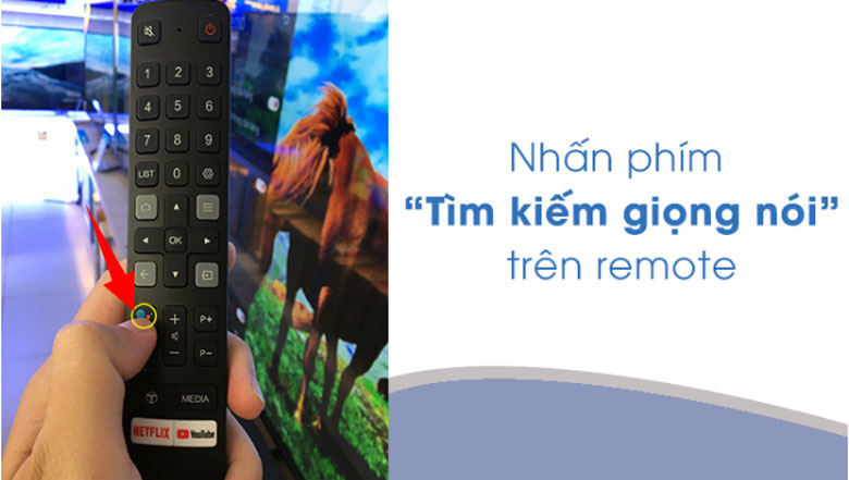 Kết nối remote với tivi TCL bước 1