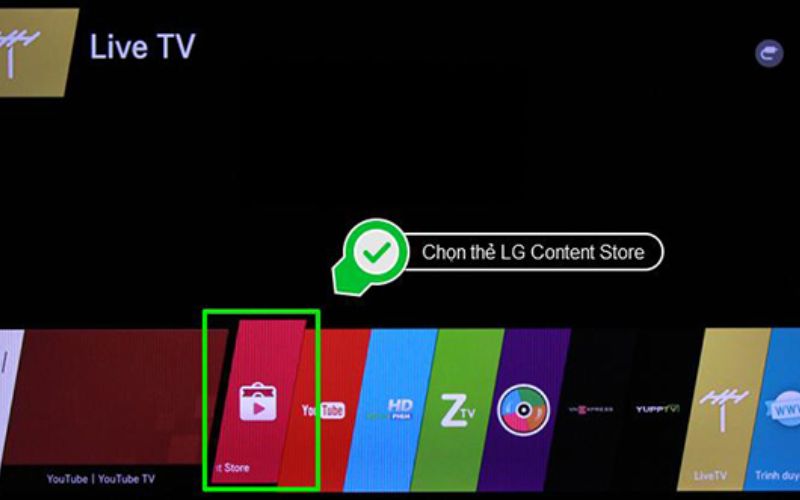 Mục LG Content Store