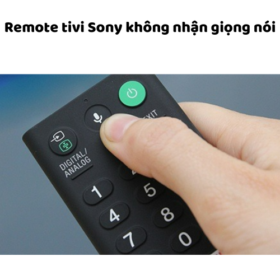 Sửa lỗi remote tivi Sony không nhận giọng nói tìm kiếm