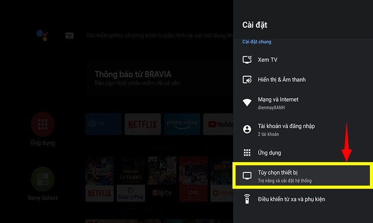 Reset tivi Sony và khôi phục cài đặt gốc đơn giản, dễ nhớ thực hiện nhanh chóng 9
