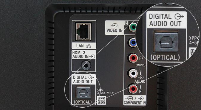 Tổng kho điều hòa, điện máy miền Bắc tại Hà Nội thinh-phat-Kết nối tivi Sony đến loa thông qua cổng Optical