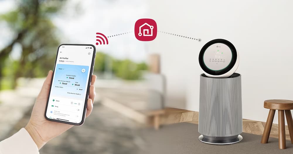Chăm sóc Không Khí Thông minh với LG ThinQ™