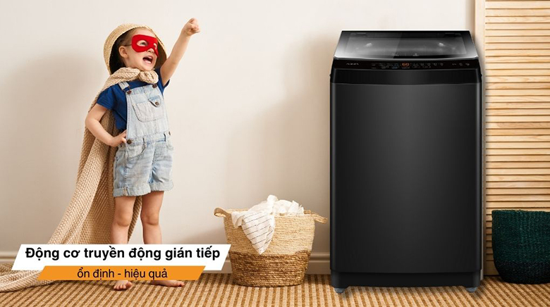 Máy giặt Aqua 9 kg AWM9-316K(B) - Tiết kiệm thời gian và điện năng