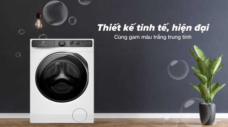 Máy giặt Electrolux Inverter 10 kg EWF1043R7WC lồng ngang - Thiết kế sang trọng, hiện đại