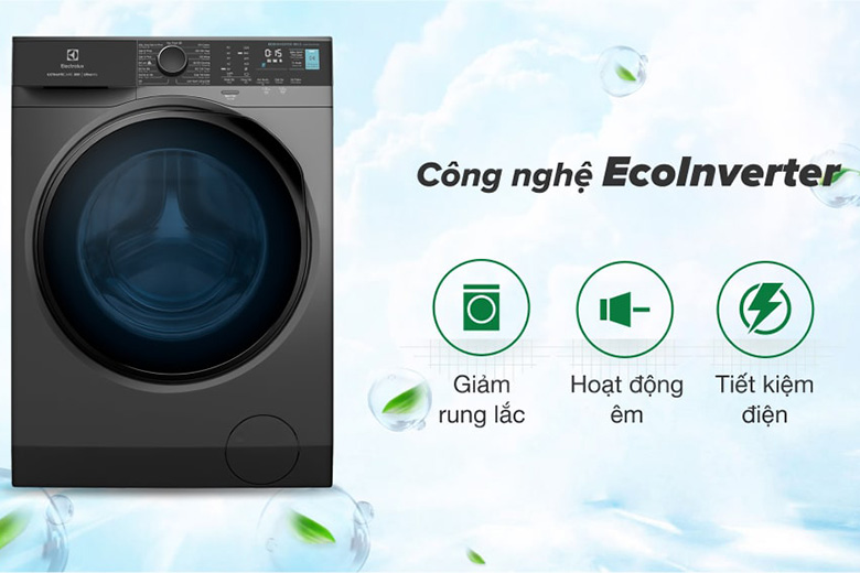 Động cơ EcoInverter-Máy giặt Electrolux Inverter 10 kg EWF1024P5SB lồng ngang